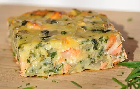 Quiche Sans Pate Courgettes Saumon Senelisdieteticienne