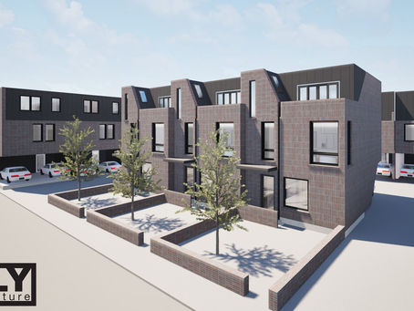 Curbed Construction Breaks Ground on 12 High-End Townhomes for Connolly Development Ventures in Knoxville’s Happy Holler Neighborhood