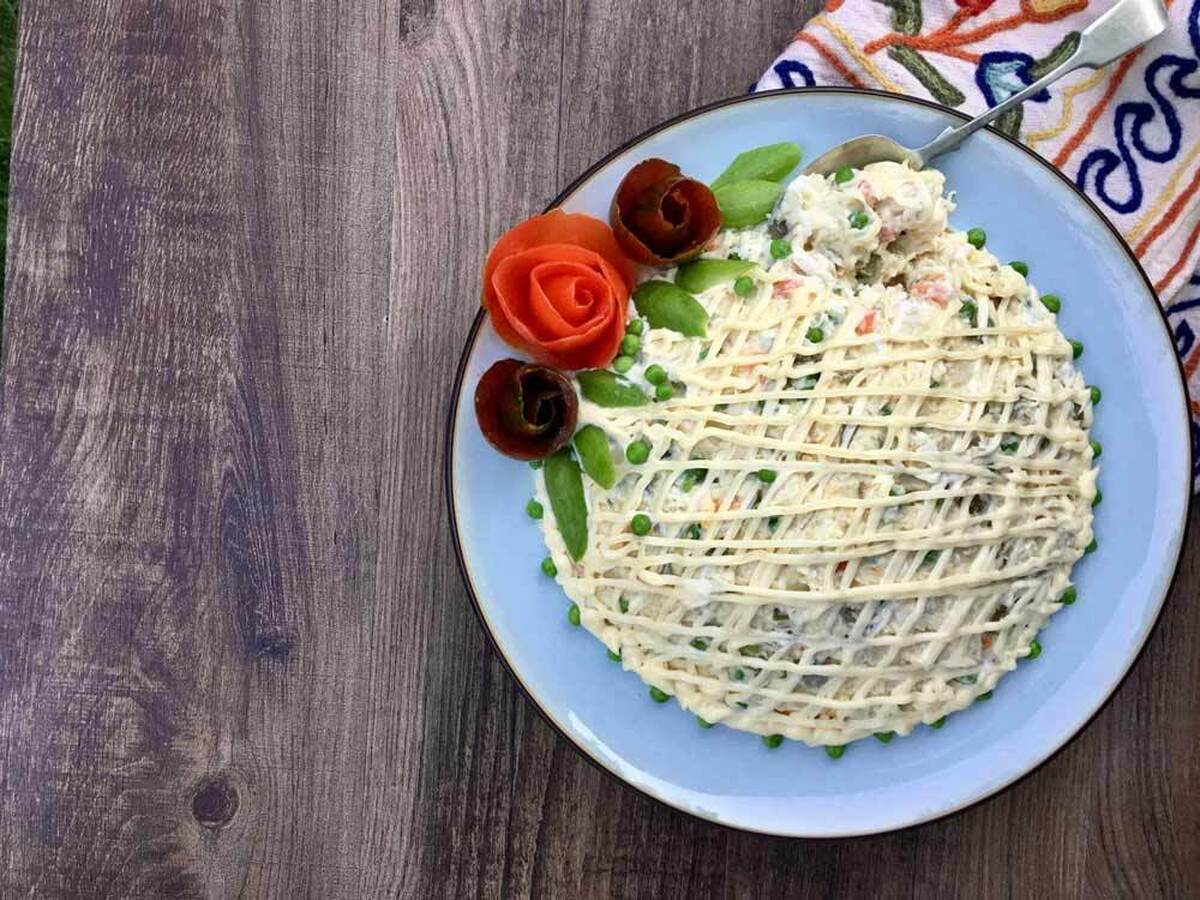 Arranged Food and Objects