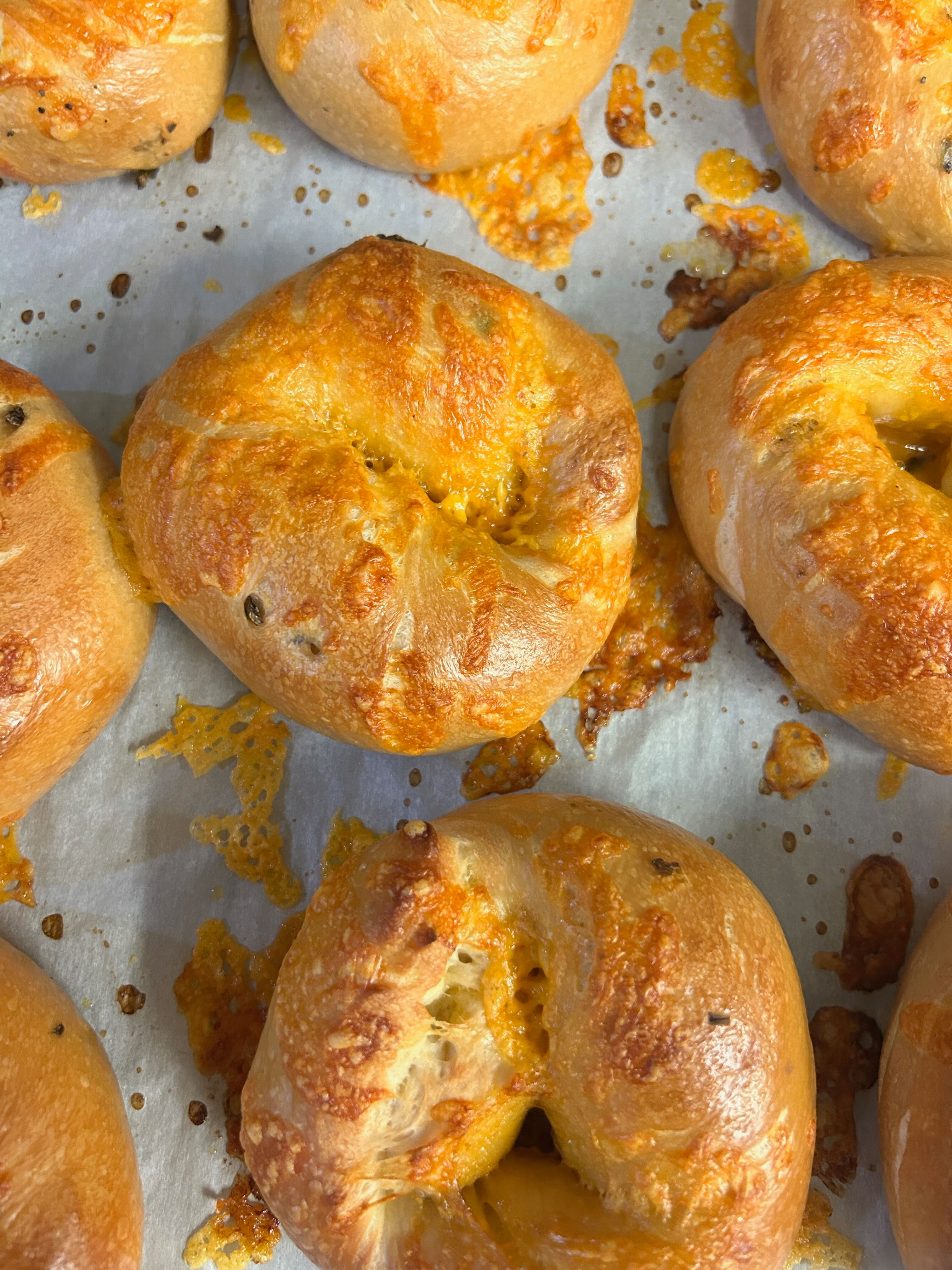 Jalapeno Cheddar Bagel