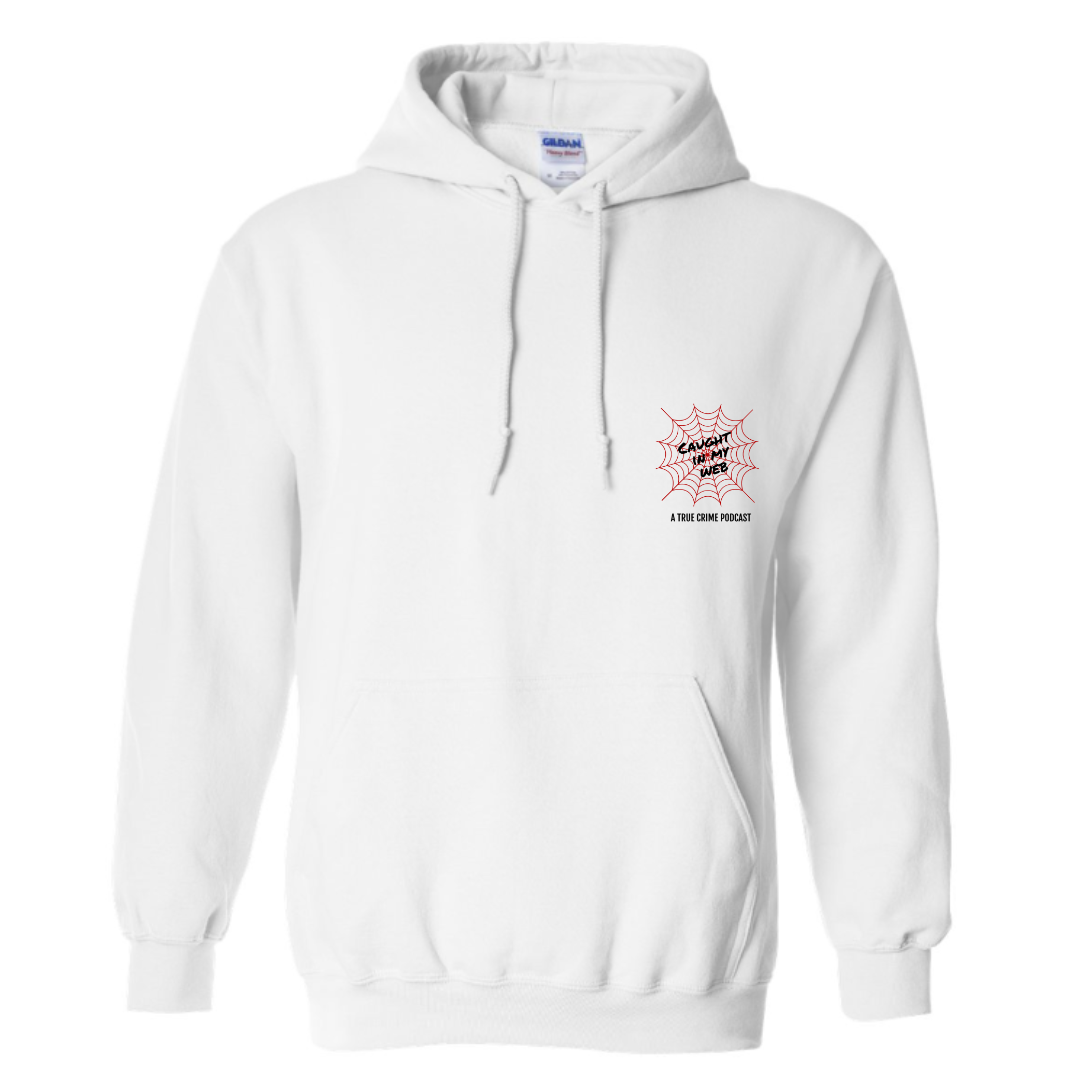 "Caught In My Web" Side Logo Hoodie Sweatshirt