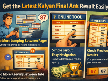 Why Use an Online Tool to Track Kalyan Final Ank Results