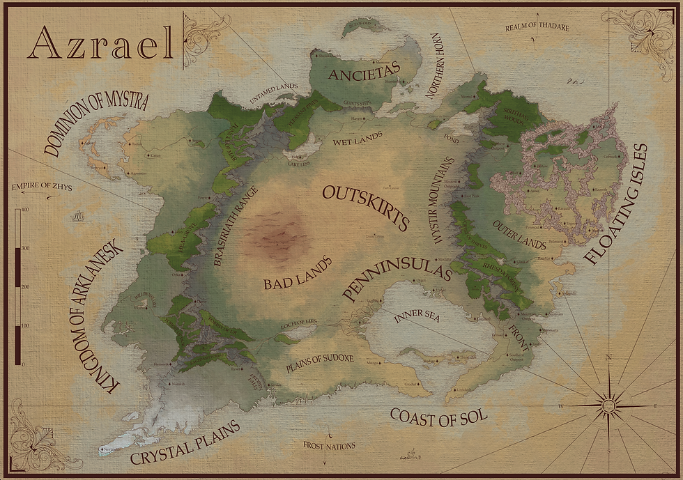 World Map Colour