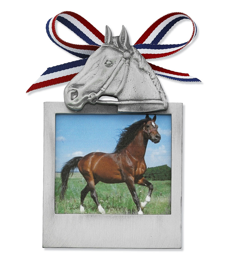 Equestrian Photo Ornament