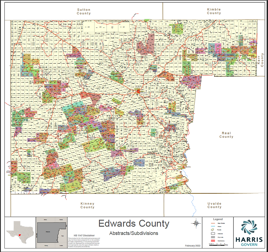 Maps of Edwards County