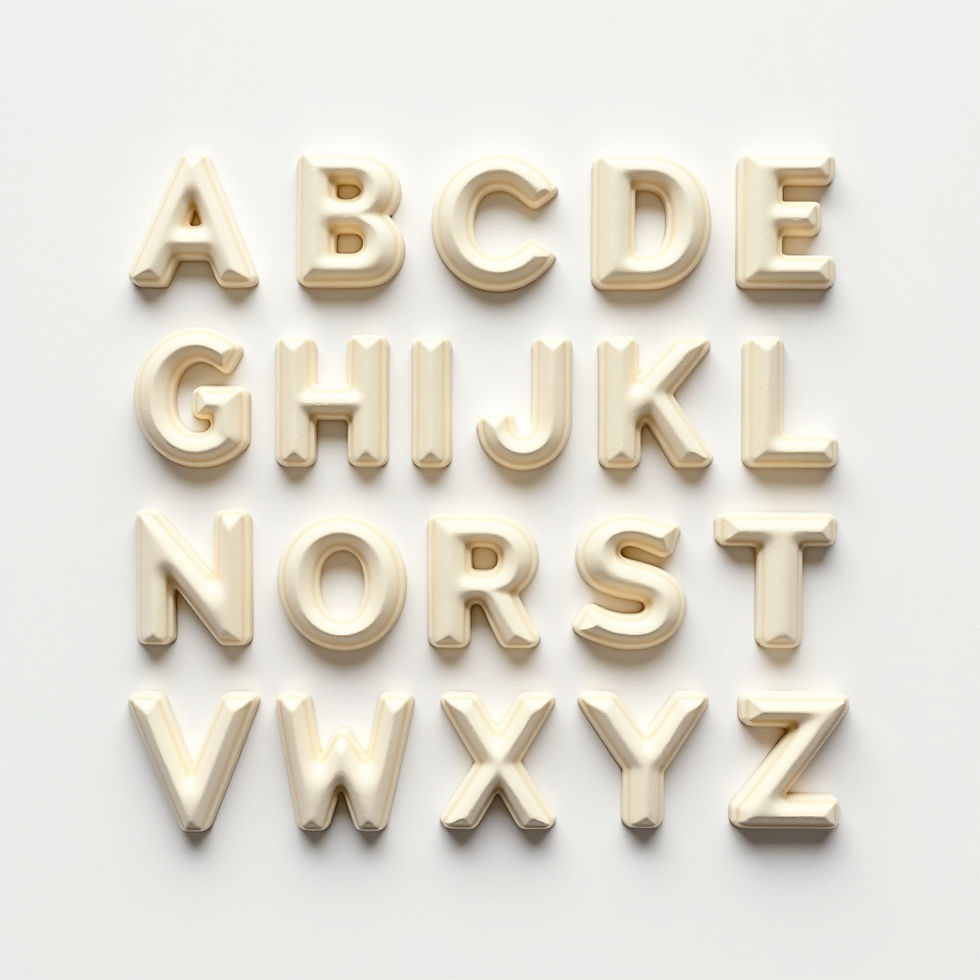 Tactile Alphabet Cards