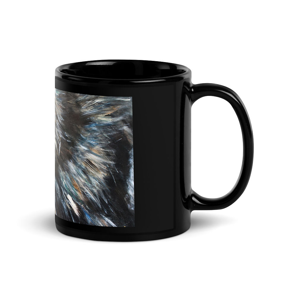 Thumbnail: "Benny" Black Glossy Mug