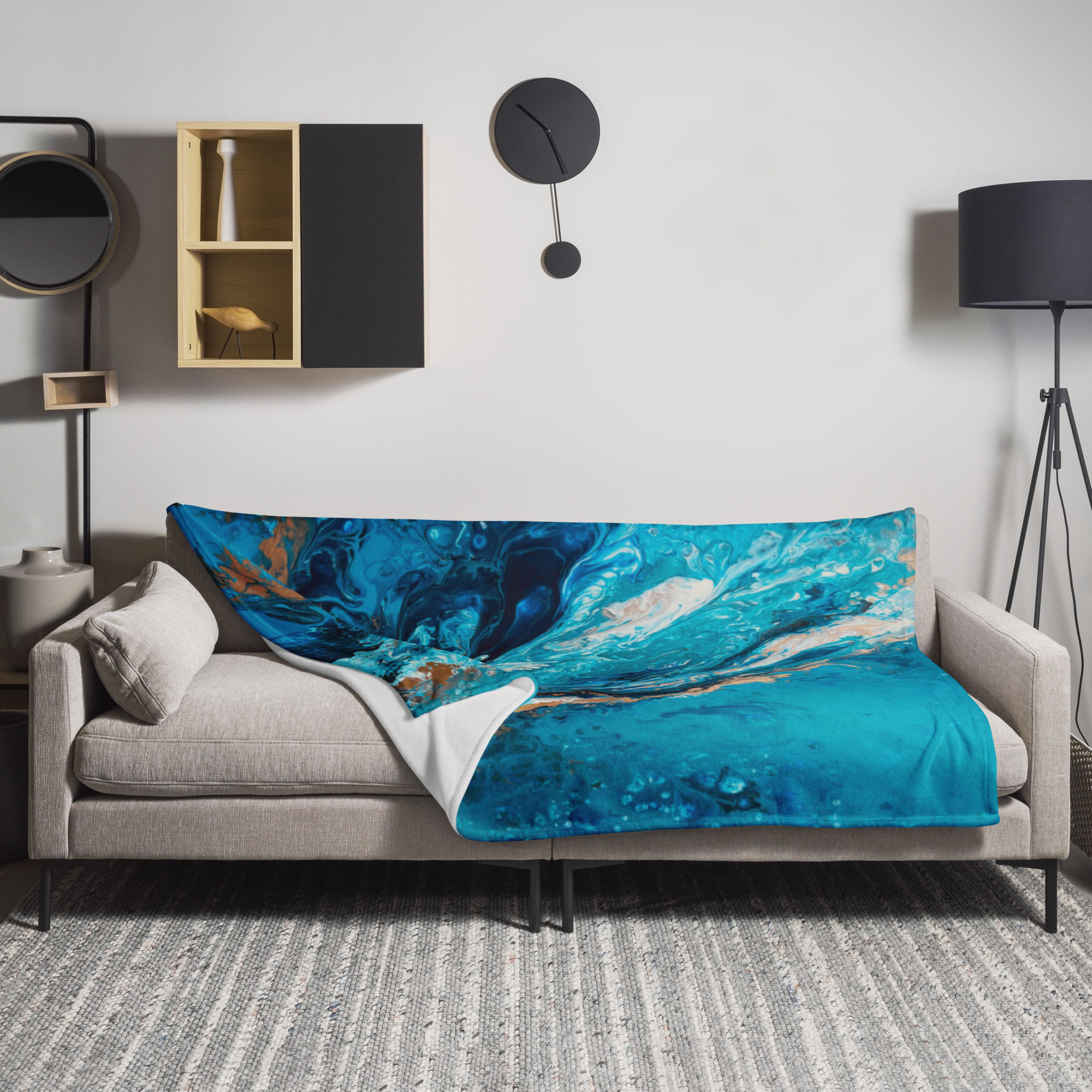 "Italy" 60" x 80" Throw Blanket