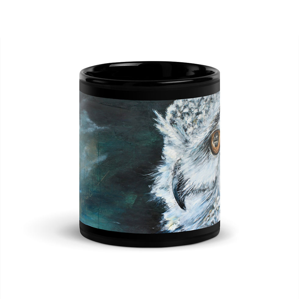 Thumbnail: "Twilight" Black Glossy Mug