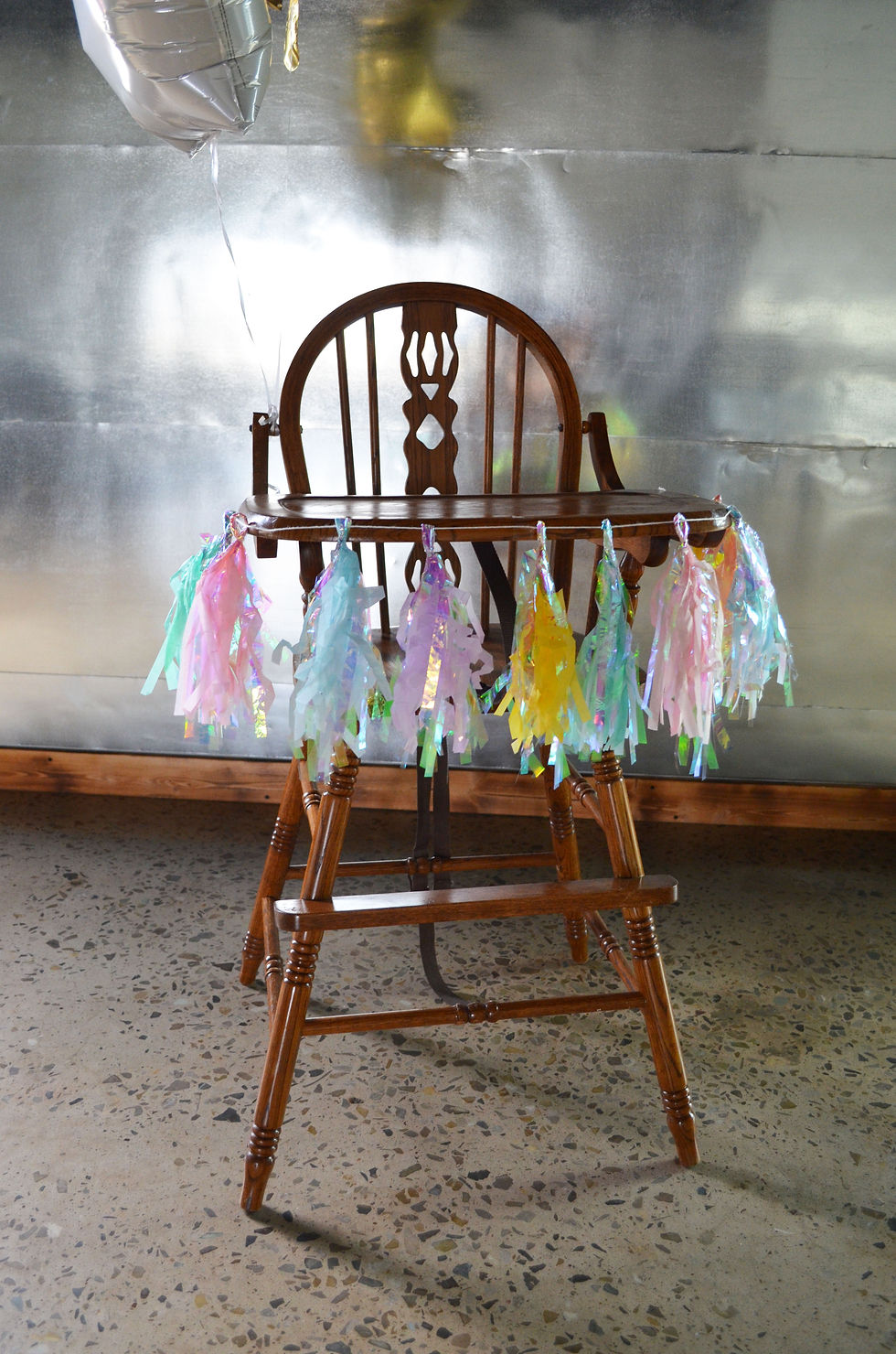 Thumbnail: Vintage Wooden High Chair