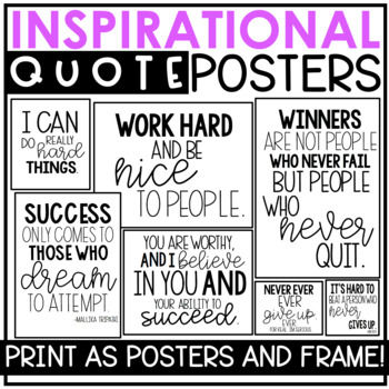 Inspirational Quote Posters