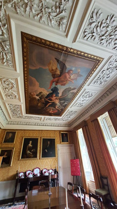 relief ceiling of a room in a stately home
