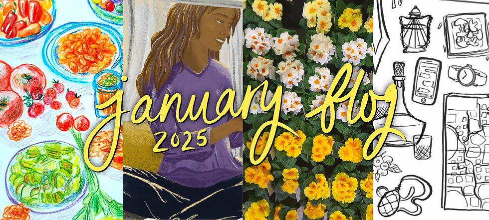 January 2025 | having fun drawing!