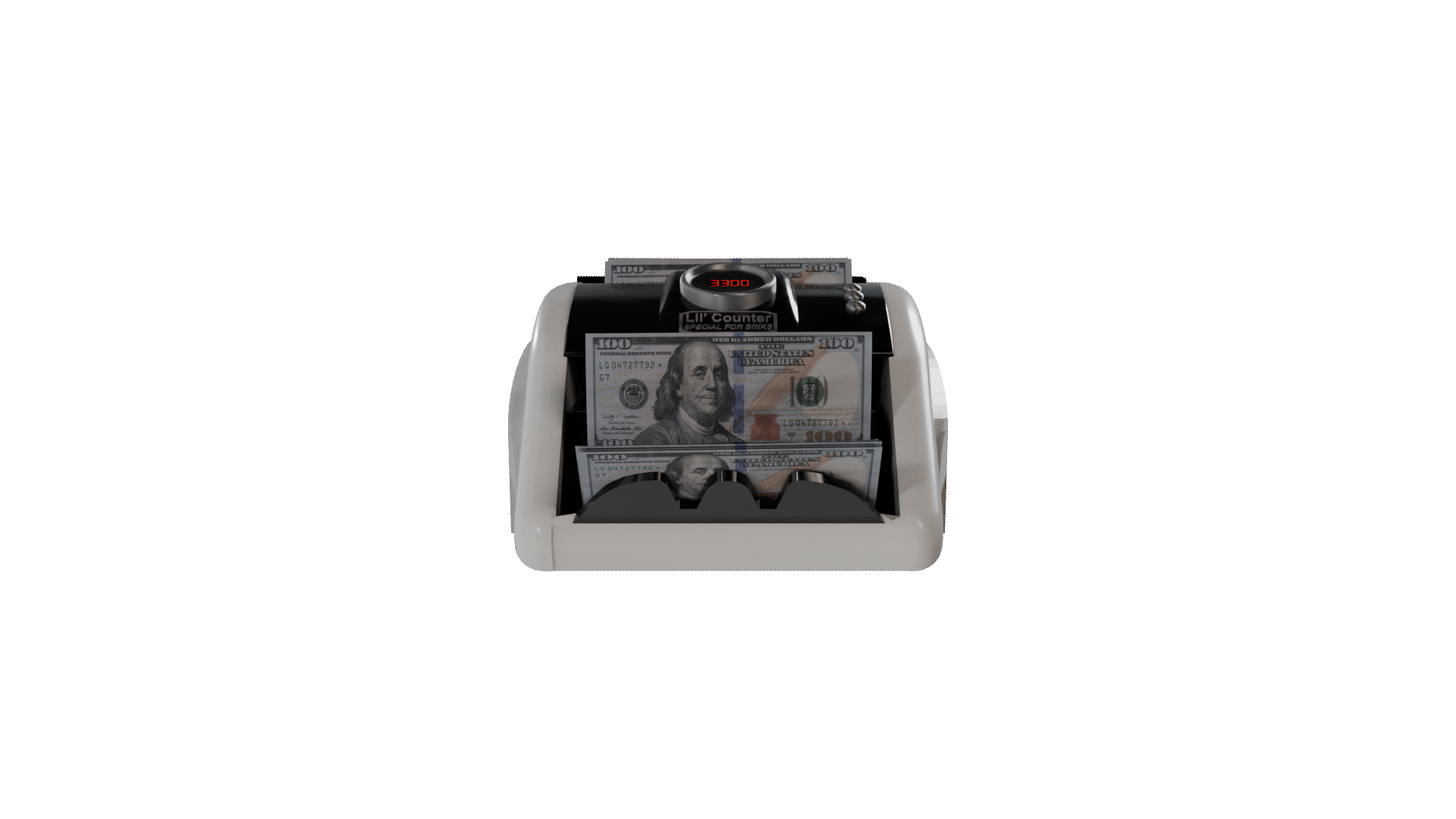 banknote counter 3D