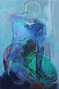 Abstract painting Ikigai 2 (60x90cm)by mixed media artist Magdalena Morey