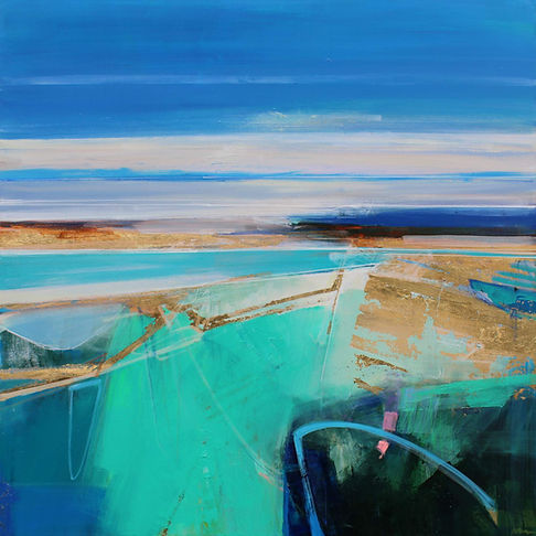 Catching The Waves 3 (100x100cm)