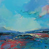 Abstract painting Turbulent Seas 2by mixed media artist Magdalena Morey