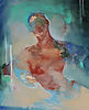 Abstract painting Continuity 3by mixed media artist Magdalena Morey