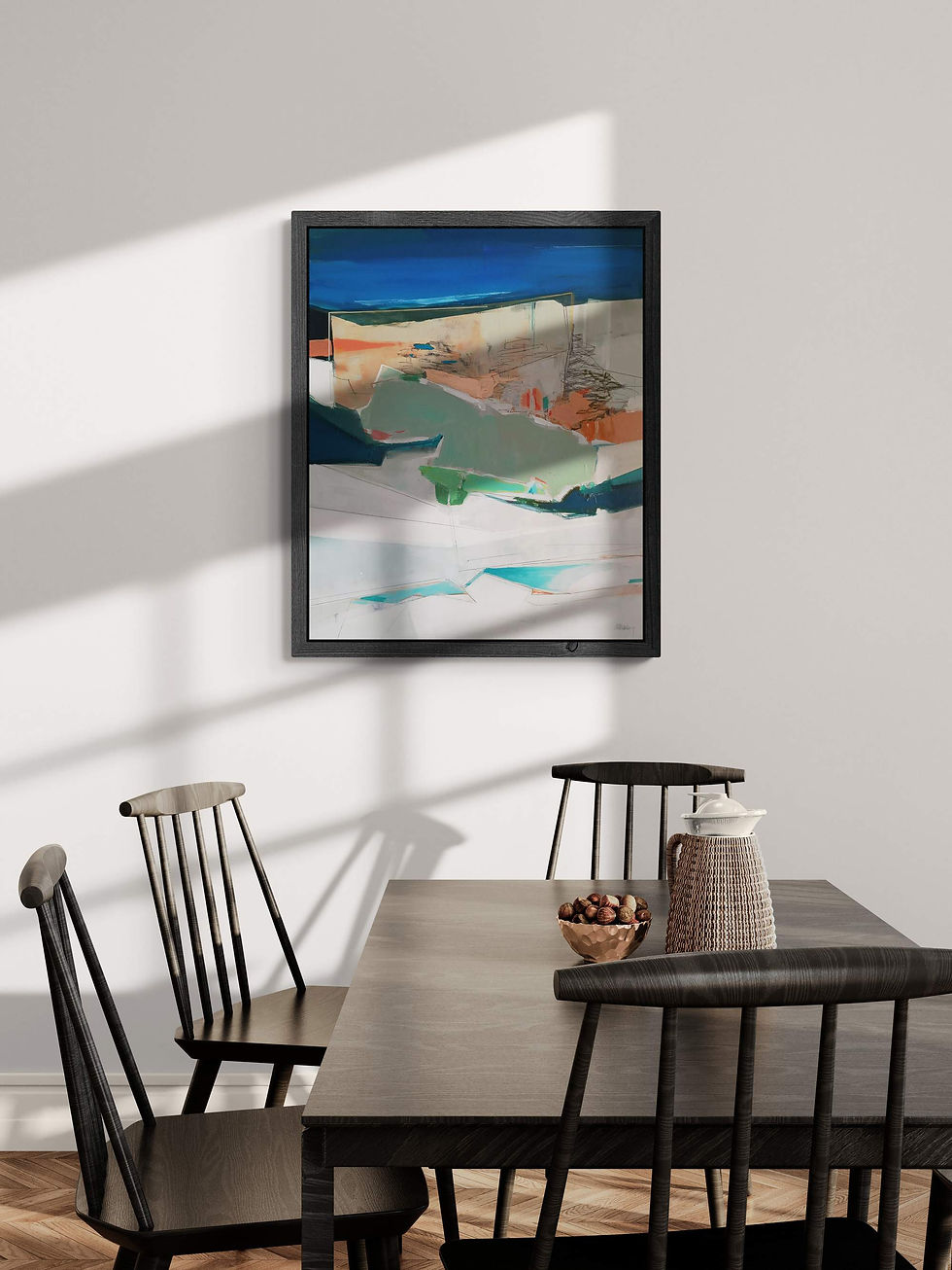 Thumbnail: Fragments of a Coastal Path (65x80cm)