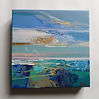 Abstract painting Sundae 9 (20x20cm)by mixed media artist Magdalena Morey