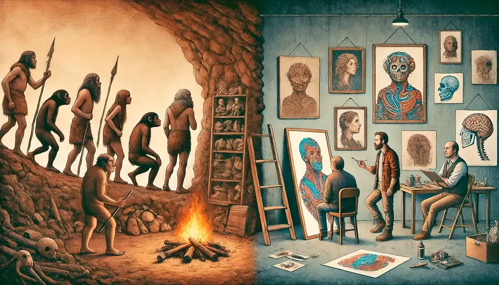 Illustrating the creative limitations of self criticism