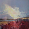 Abstract painting Sea Breeze 2by mixed media artist Magdalena Morey