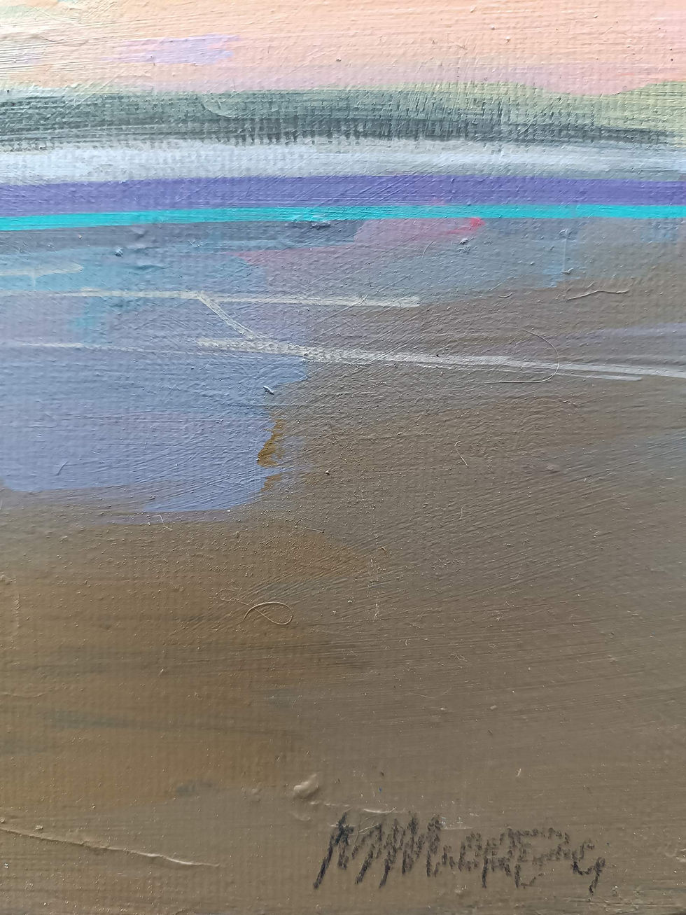 Thumbnail: Notes from the Edge of the Sea 2 (30x30cm)