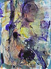 Abstract painting Quiet Dayby mixed media artist Magdalena Morey