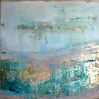 Abstract painting Daydream: Weatheringby mixed media artist Magdalena Morey
