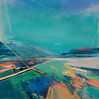 Abstract painting Endless Moments 1by mixed media artist Magdalena Morey
