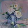 Abstract painting A Rose By Any Other Name 2by mixed media artist Magdalena Morey