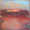 Abstract painting Evening Glowby mixed media artist Magdalena Morey