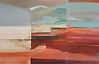 Abstract painting Entre Tierra y Mar (100x65cm)by mixed media artist Magdalena Morey