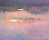 Abstract painting Transition: Reflectby mixed media artist Magdalena Morey