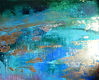 Abstract painting Beneath the Surfaceby mixed media artist Magdalena Morey