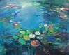 Abstract painting Uncharted Waters 4by mixed media artist Magdalena Morey