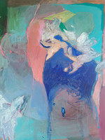 Arte abstracto figurativo Sinergia 1 por Magdalena Morey