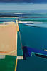 Abstract painting Paseo por la Ría (80x120cm)by mixed media artist Magdalena Morey