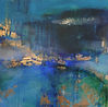 Abstract painting Corrientesby mixed media artist Magdalena Morey