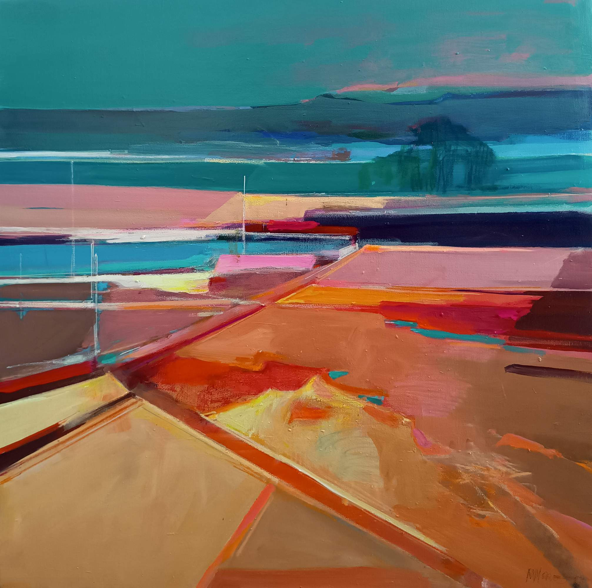 Tiempos de la Ría 2 (80x80cm)