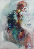 Abstract painting Nostalgiaby mixed media artist Magdalena Morey