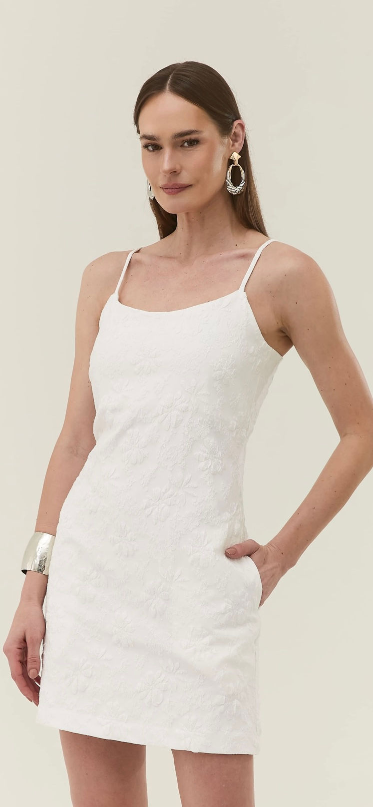 Miniatura: Vestido Curto Feminino Relevo Joana