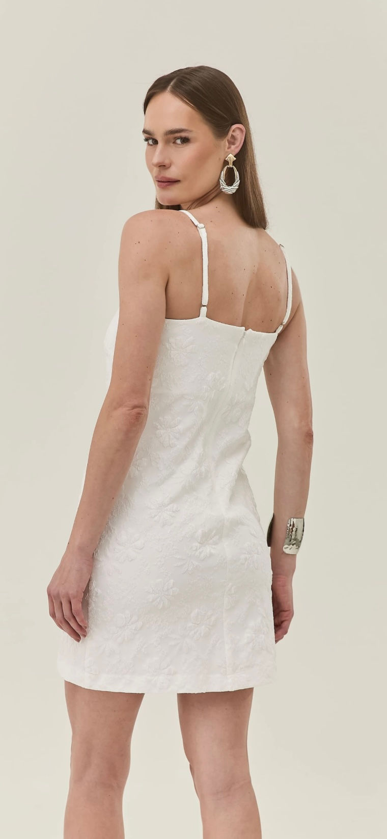 Miniatura: Vestido Curto Feminino Relevo Joana