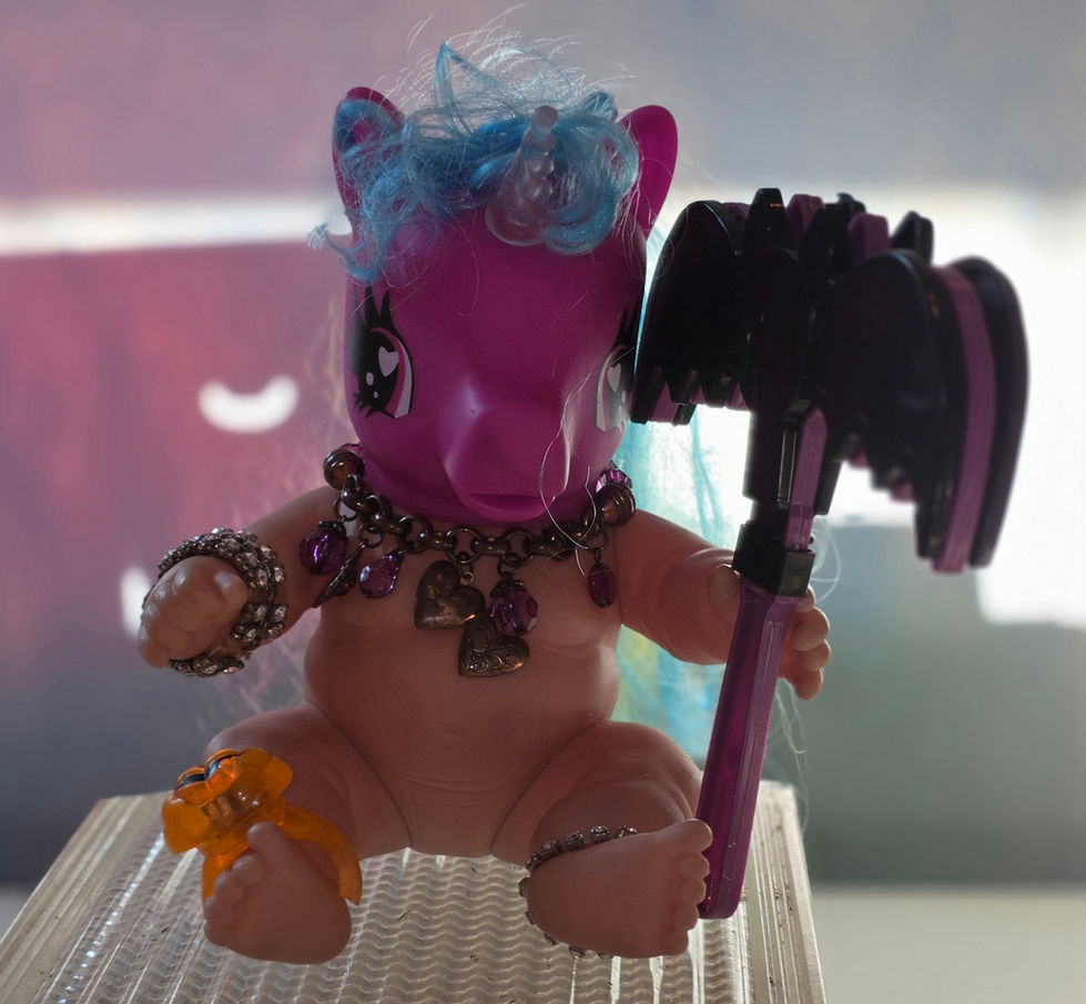 Chimera My Little Pony & human with bat front view
