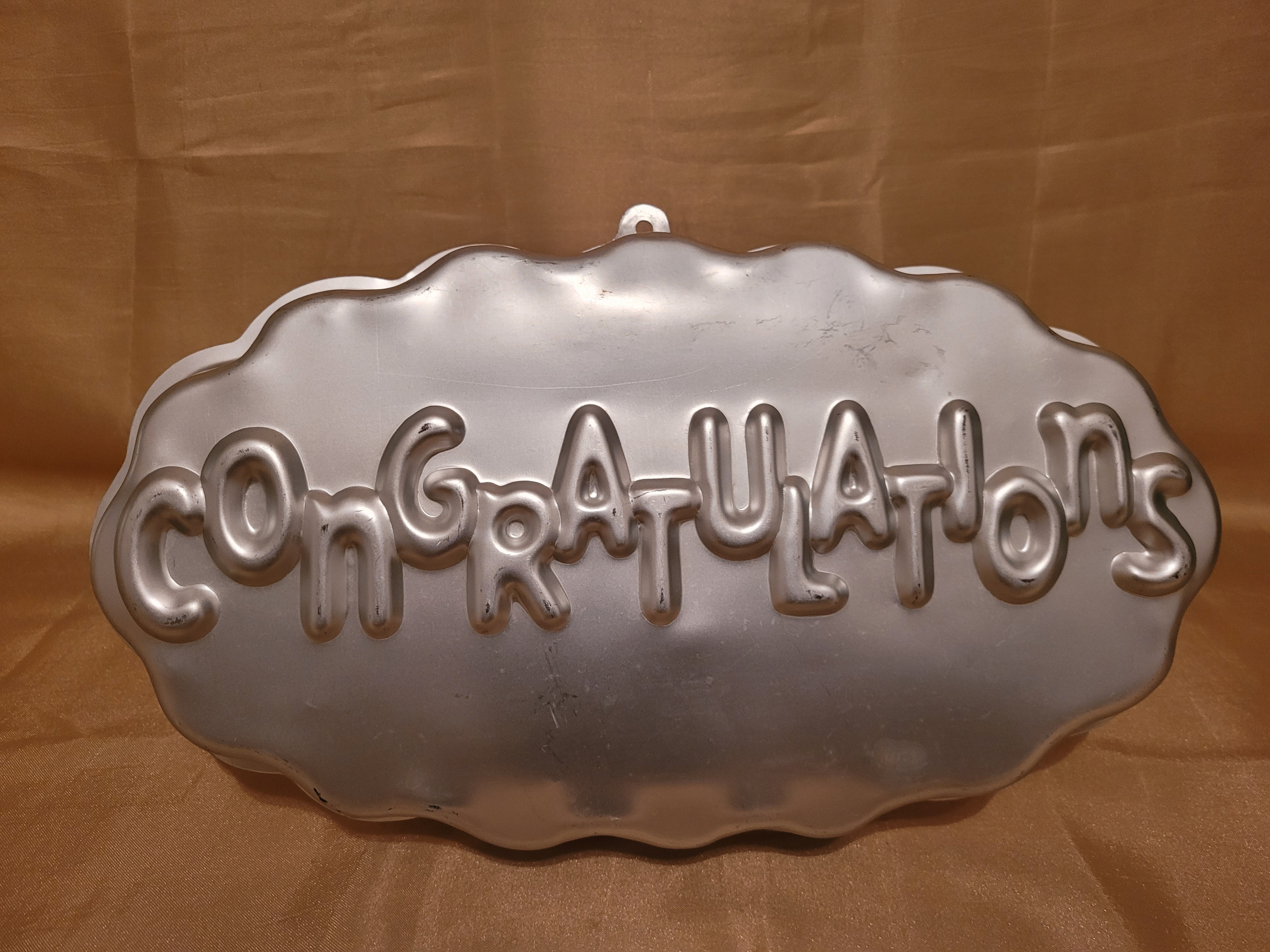 Wilton Congratulations Vintage Cake Pan