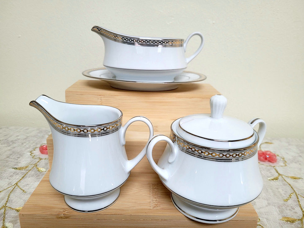Thumbnail: 6 piece Noritake Contemporary Legacy Splendor Dinnerware