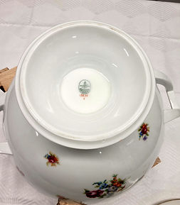 Pirkenhammer Marienbad Round Covered Serving Bowl