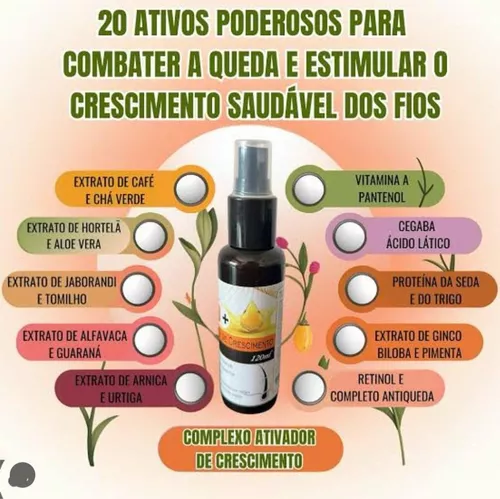 Foto detalhes ativador de crescimento pro