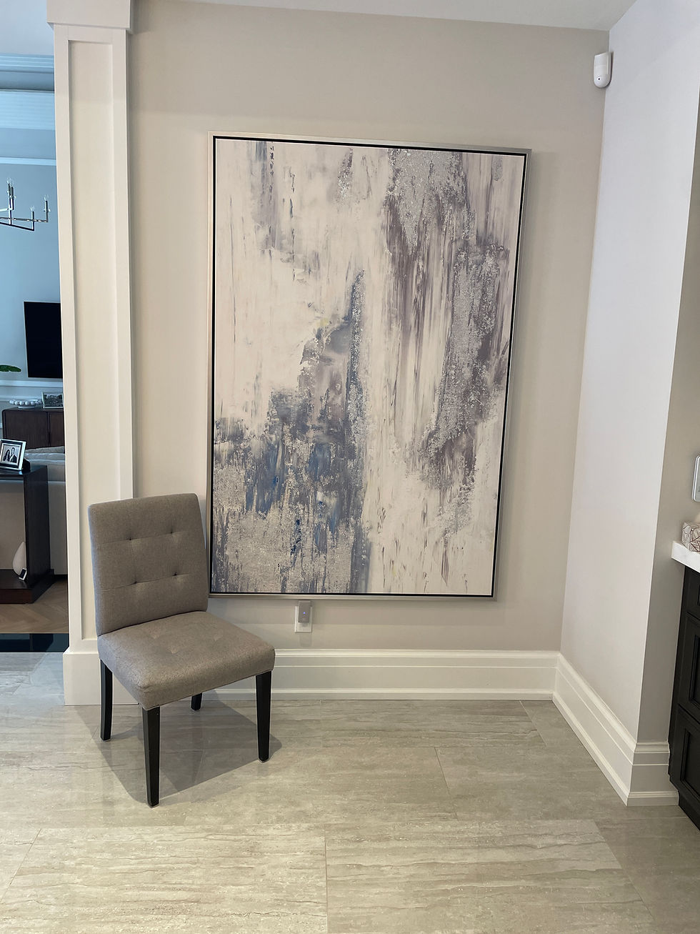Thumbnail: Lot 38 - Very Large Framed Canvas Art