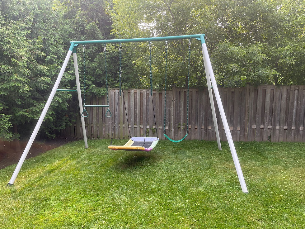 Lot 3 Big Brutus Swing Set Castle Content Sales